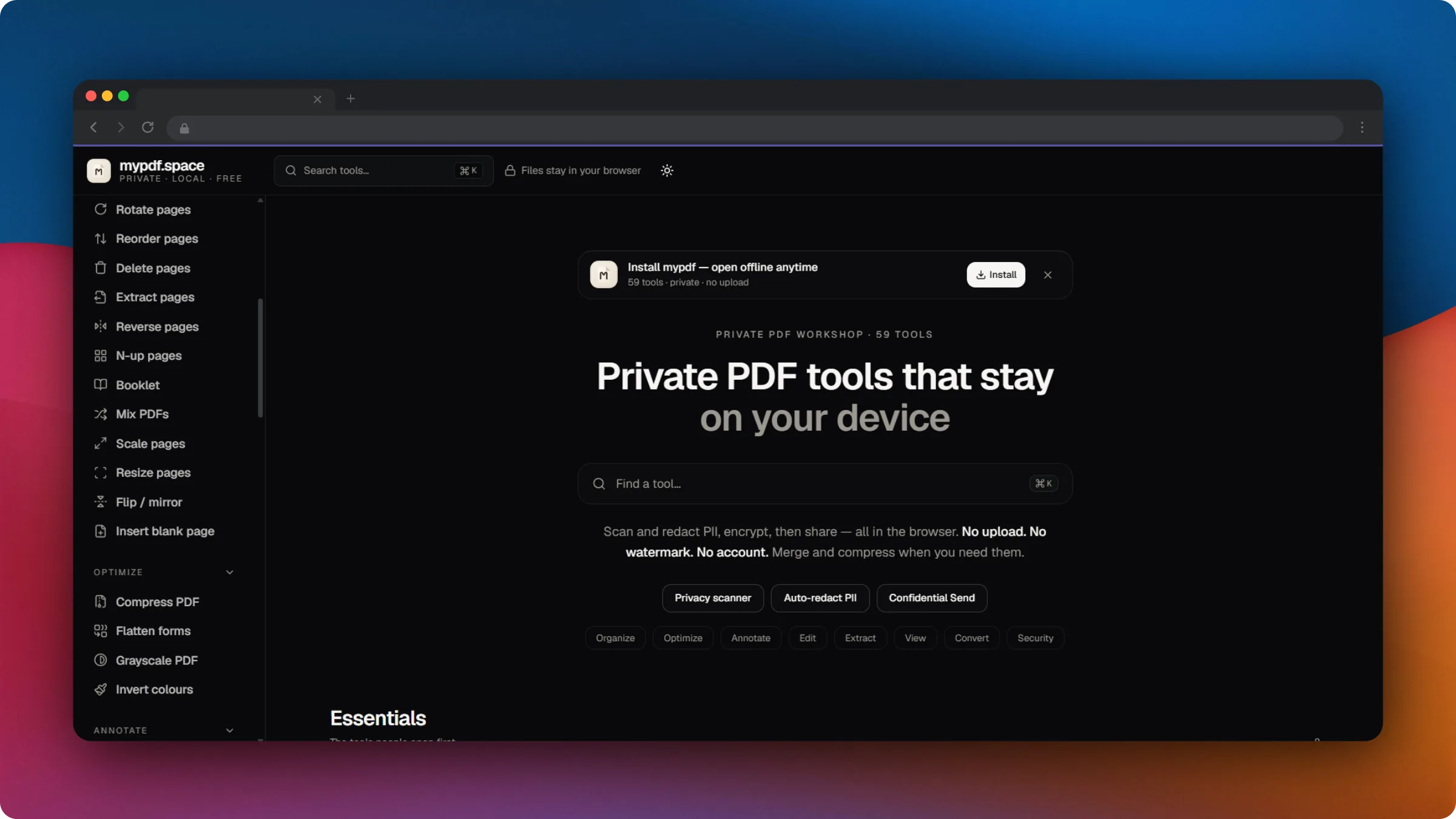 MyPDF preview